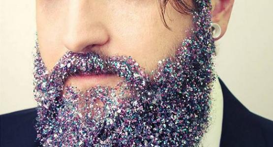 barbe glitter beard