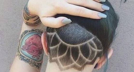 coupe cheveux undercut tatoo